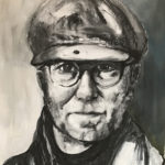 “Michiel” 50x60cm houtskool op papier